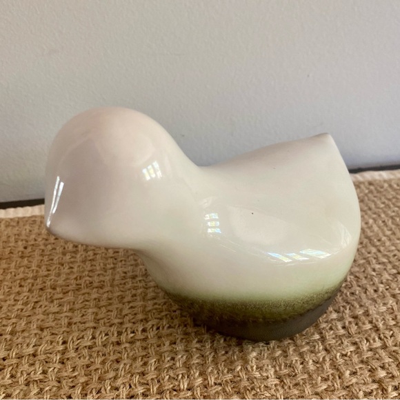 RARE VINTAGE ART DECO GLAZED PORCELAIN DUCK STATUE SCULPTURE - Picture 8 of 10